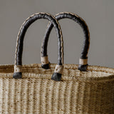 Yoga Bolga — Natural and Black Leather